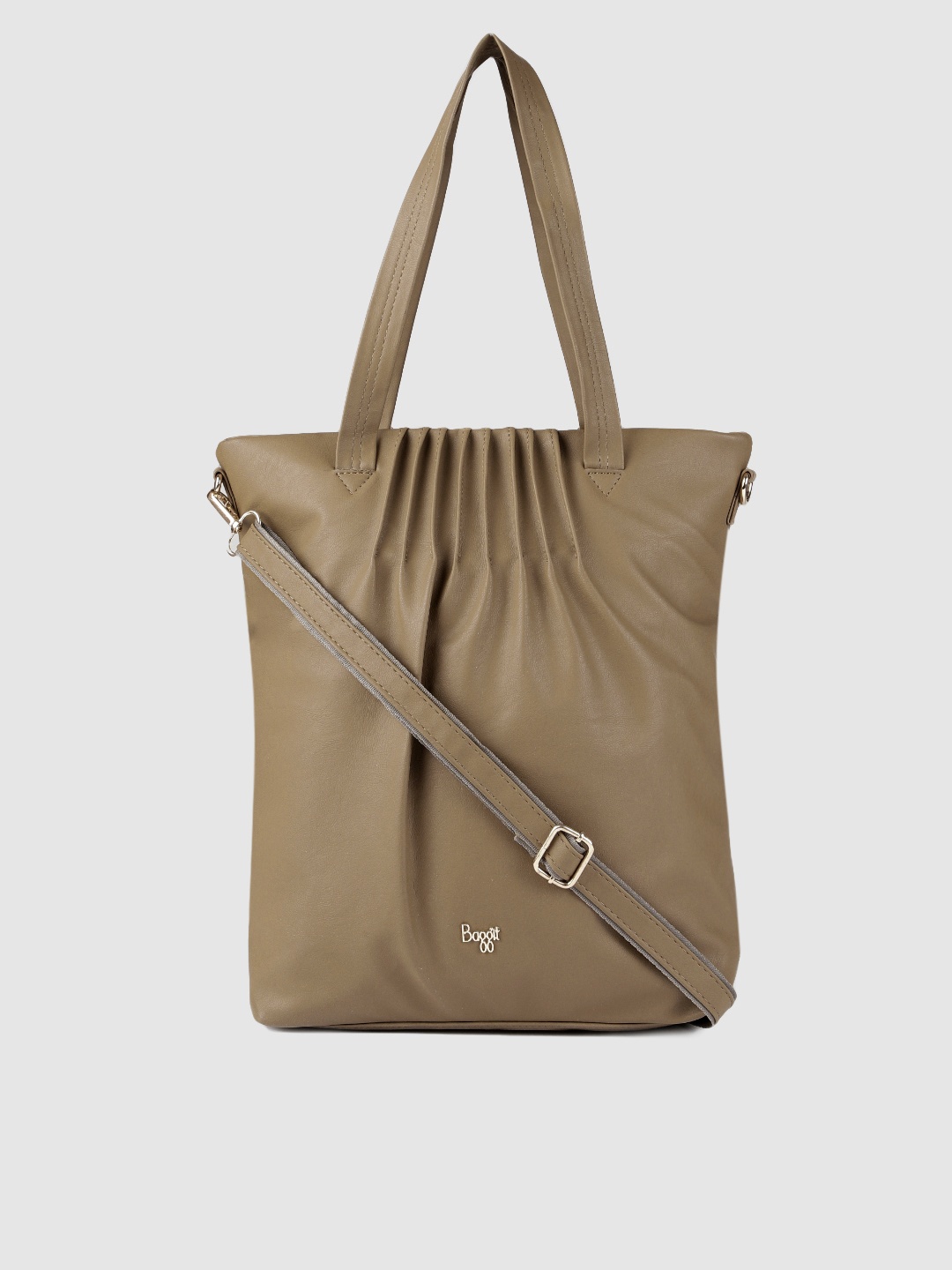 

Baggit Brown Solid Handheld Bag Cum Backpack