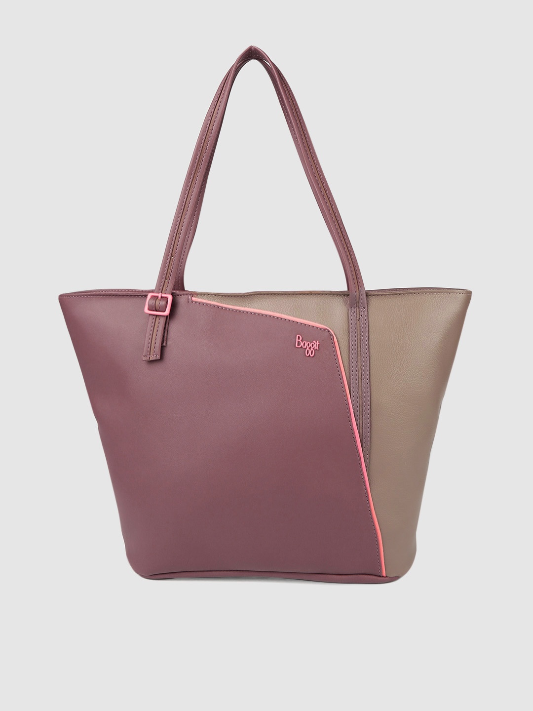 

Baggit Pink & Mauve Colourblocked Shoulder Bag