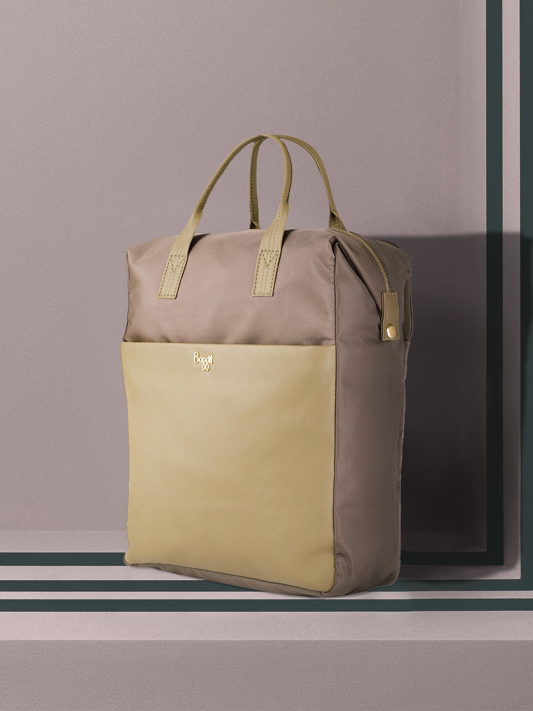 

Baggit Brown Handheld Bag cum Backpack