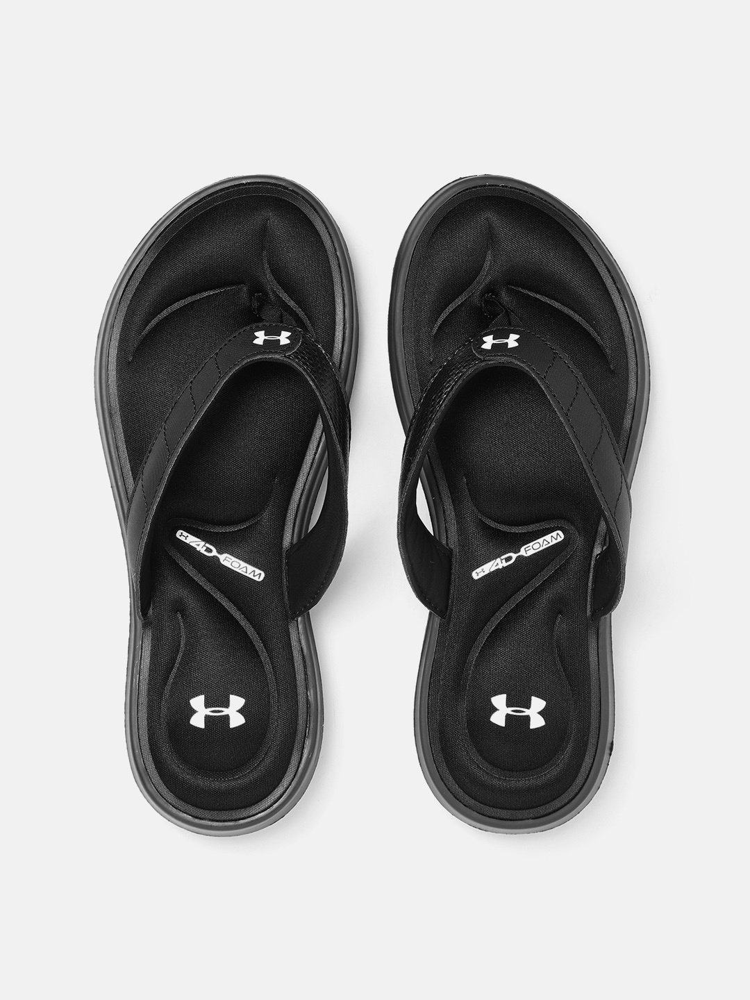 

UNDER ARMOUR Women Black Solid Marbella VII Thong Flip Flops