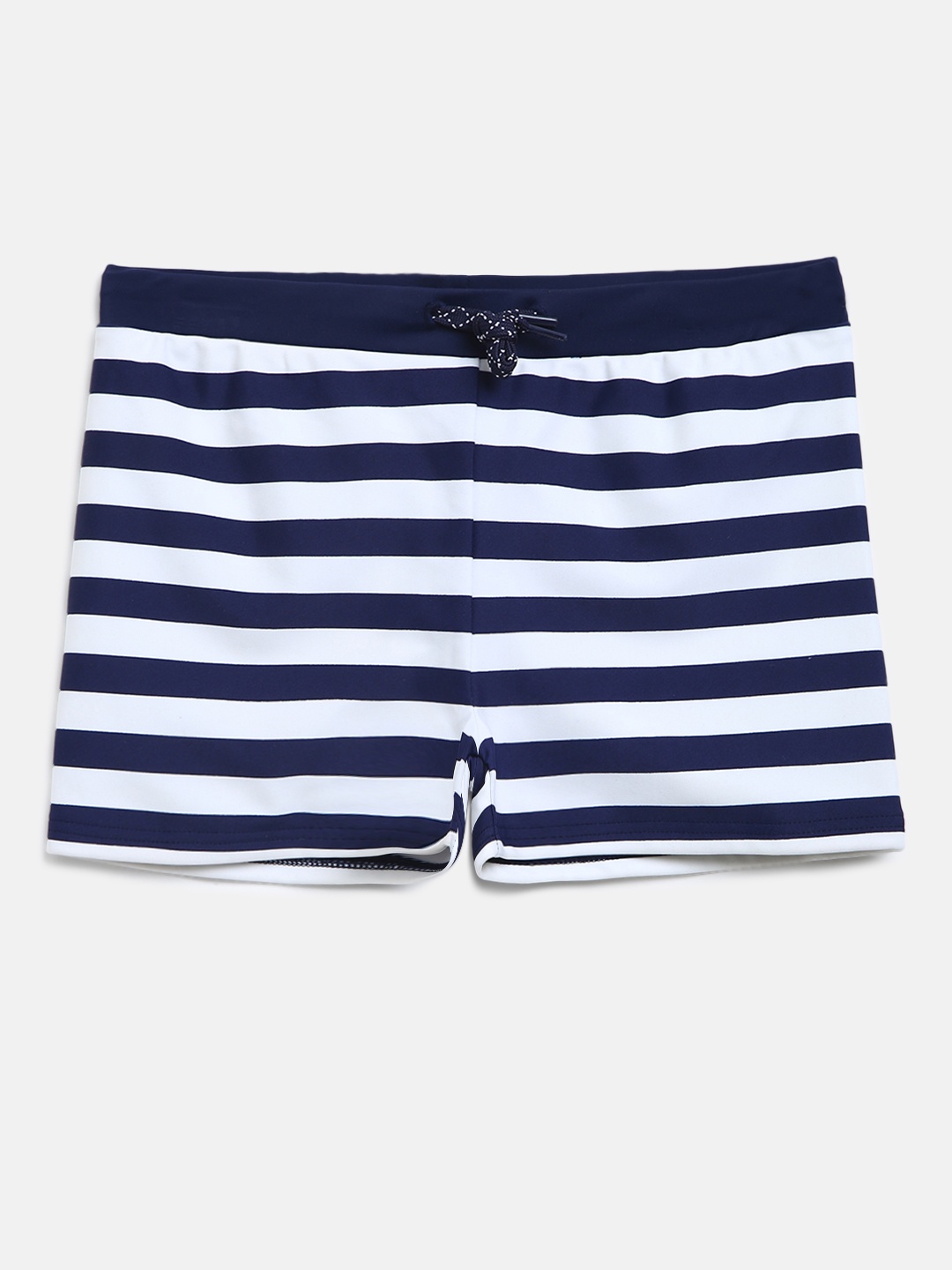 

Marks & Spencer Boys Navy Blue & White Striped Shorts with UPF 50+ Technology