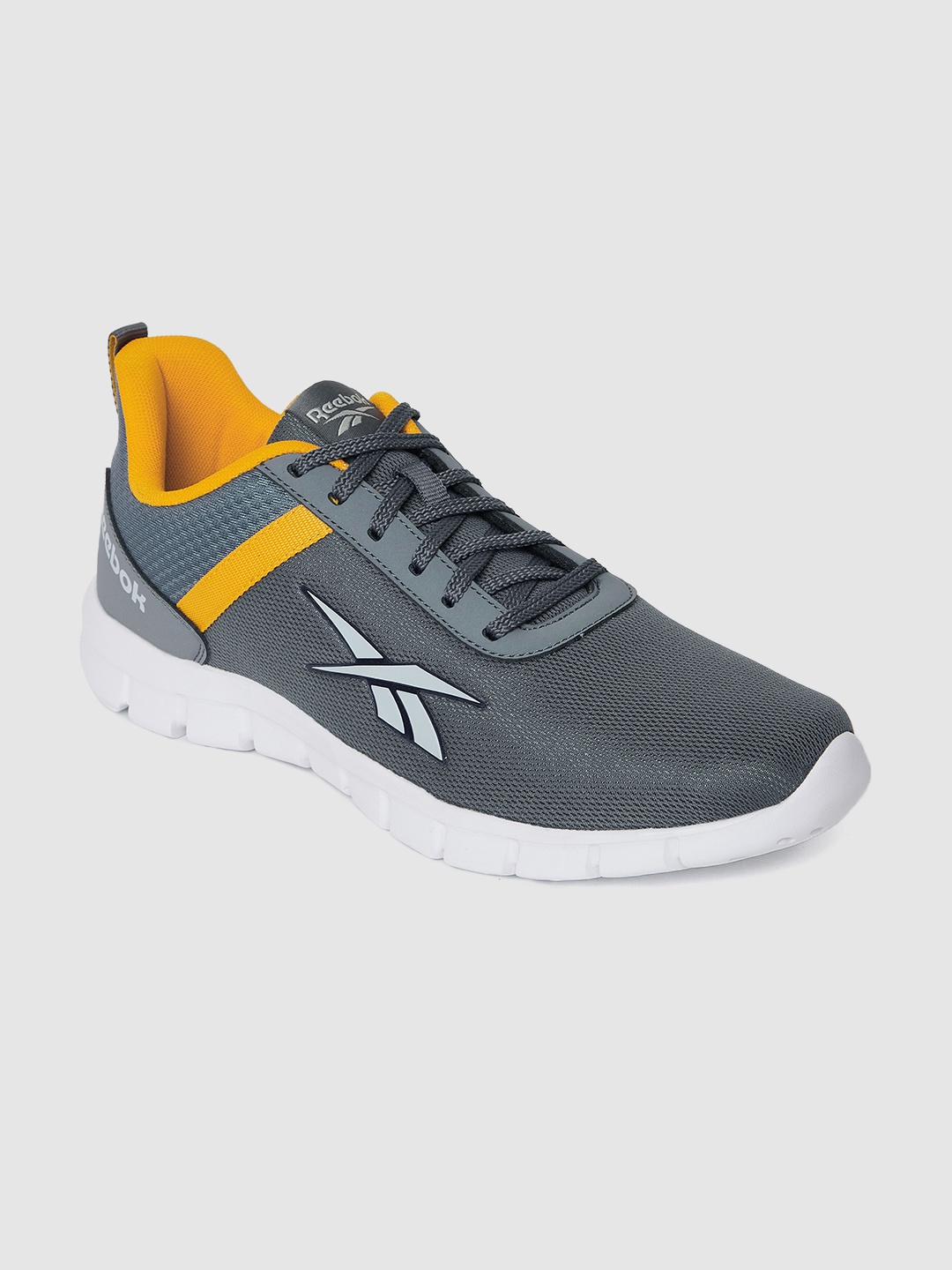 

Reebok Men Charcoal Grey EMERGO LP Woven Design Running Shoes