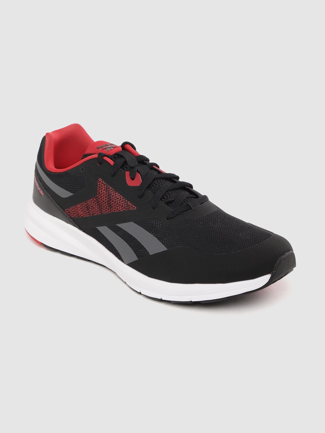

Reebok Men Black Solid 4.0 Running Shoes