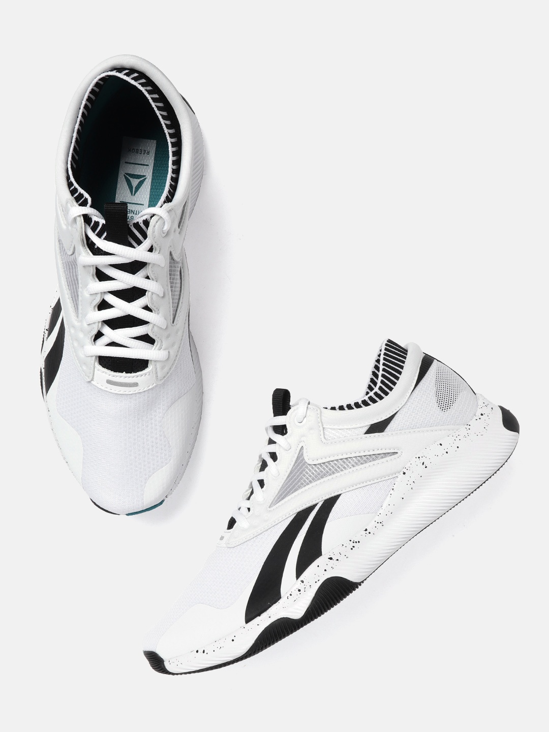 

Reebok Men White & Black Solid HIIT Training Shoes