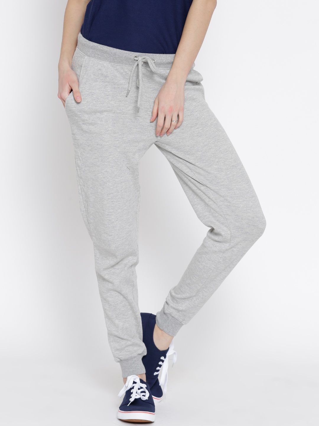 

Sera Grey Melange Track Pants