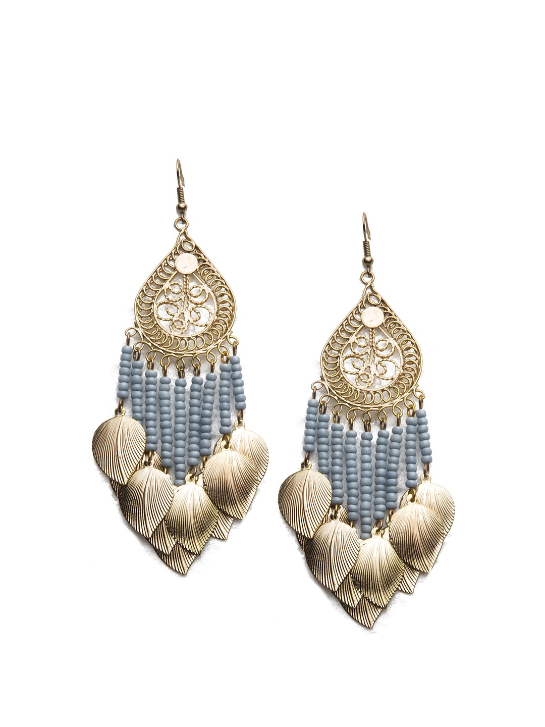 

Blueberry Gold-Toned Drop Earrings