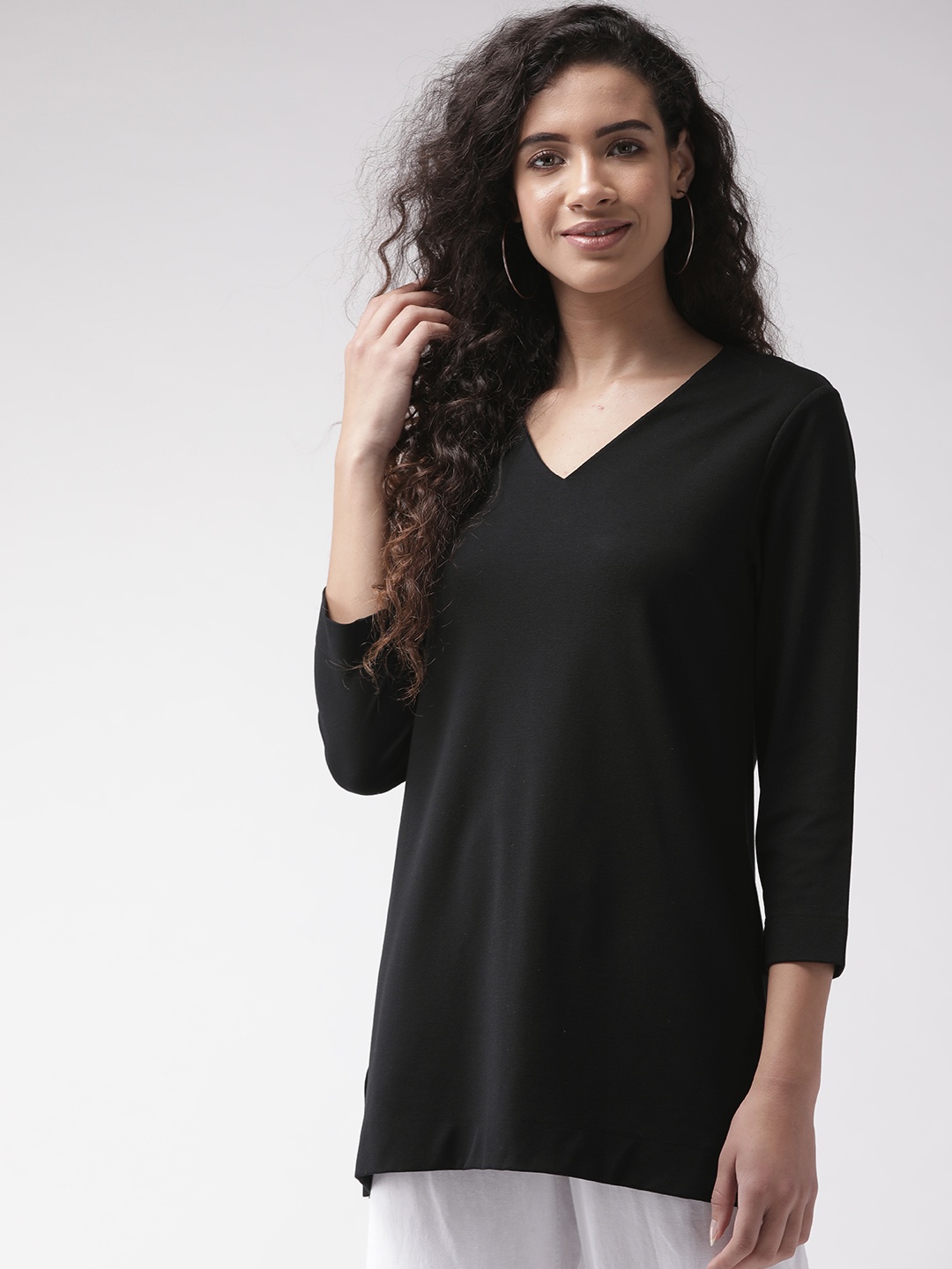 

Marks & Spencer Women Black Solid Tunic