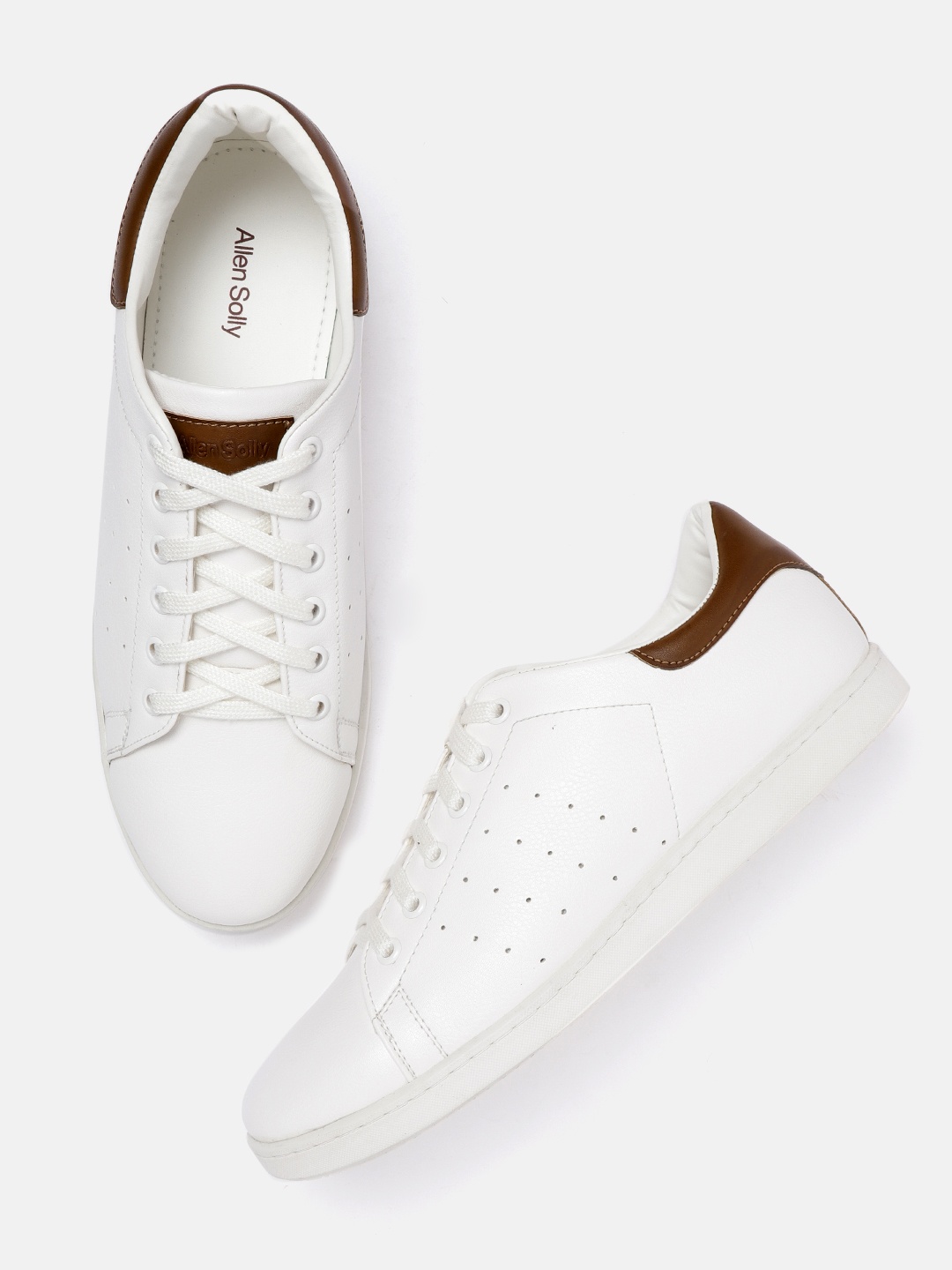 

Allen Solly Men White Solid Sneakers