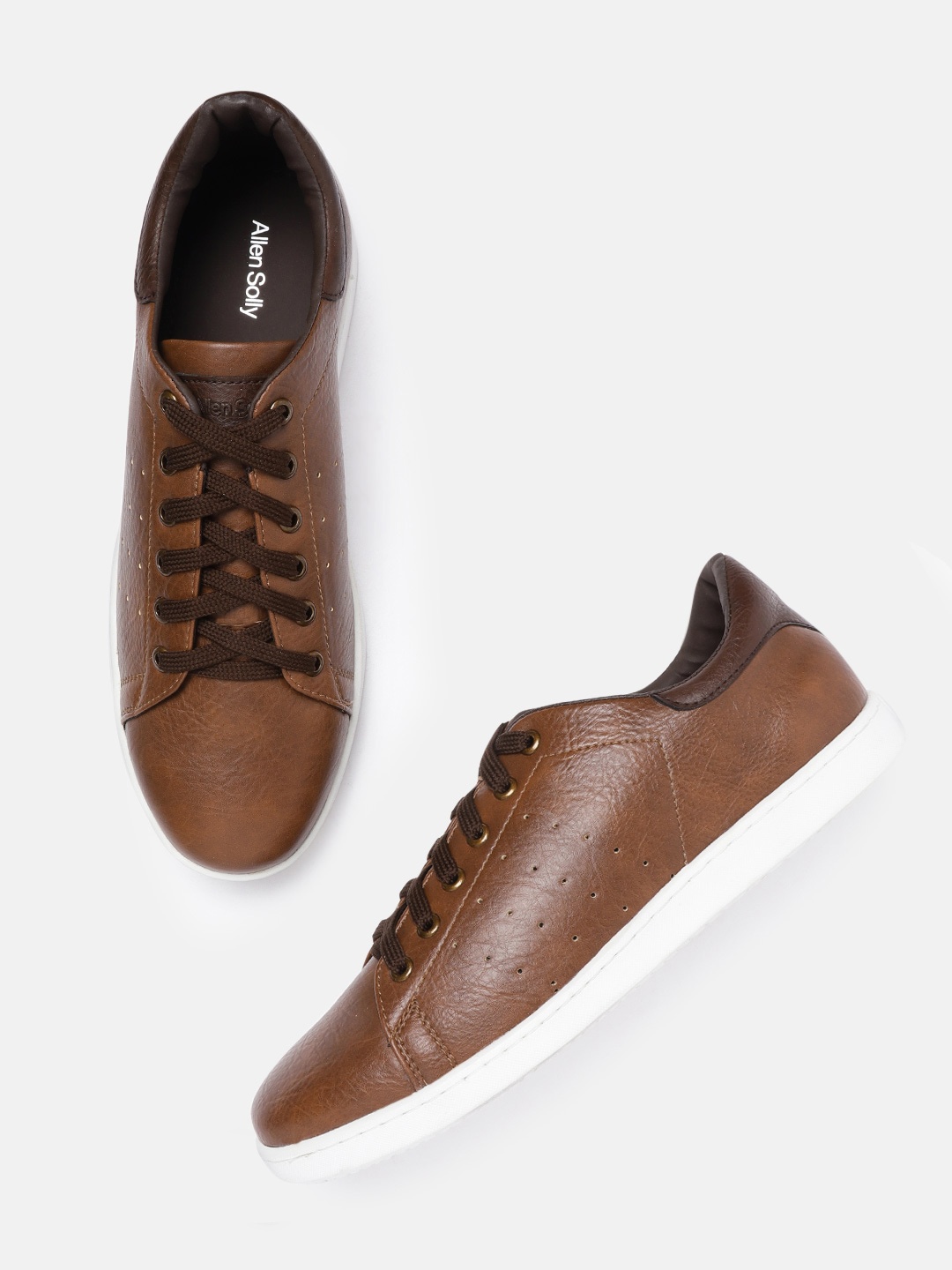 

Allen Solly Men Brown Solid Sneakers