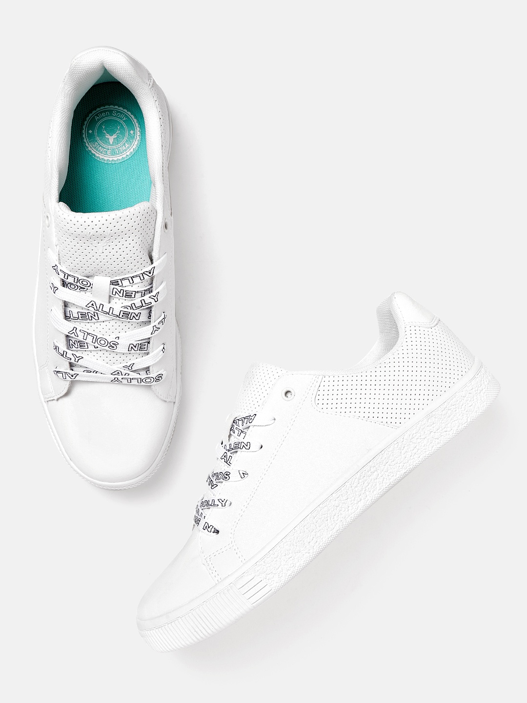 

Allen Solly Men White Perforated Sneakers