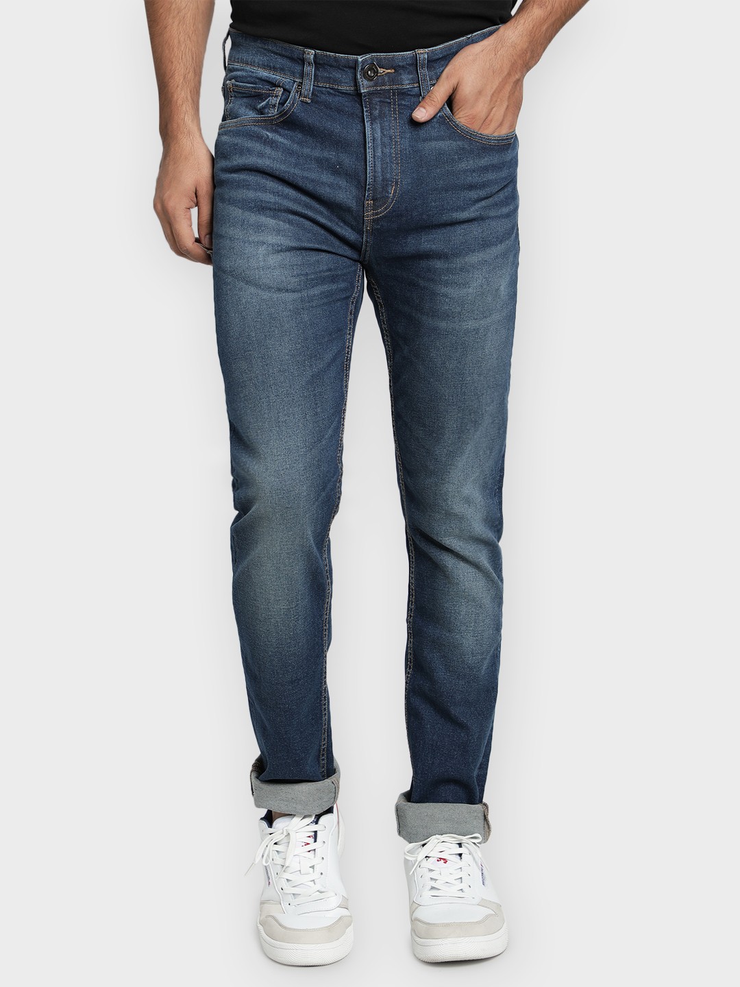 

Red Tape Men Blue Skinny Fit Mid-Rise Clean Look Jeans