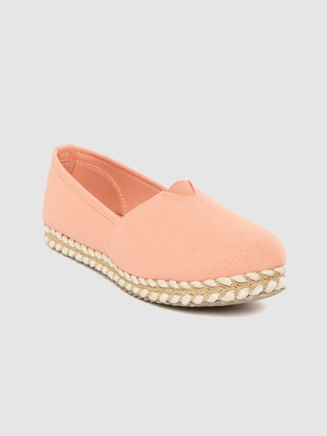 

DressBerry Women Peach-Coloured Espadrilles