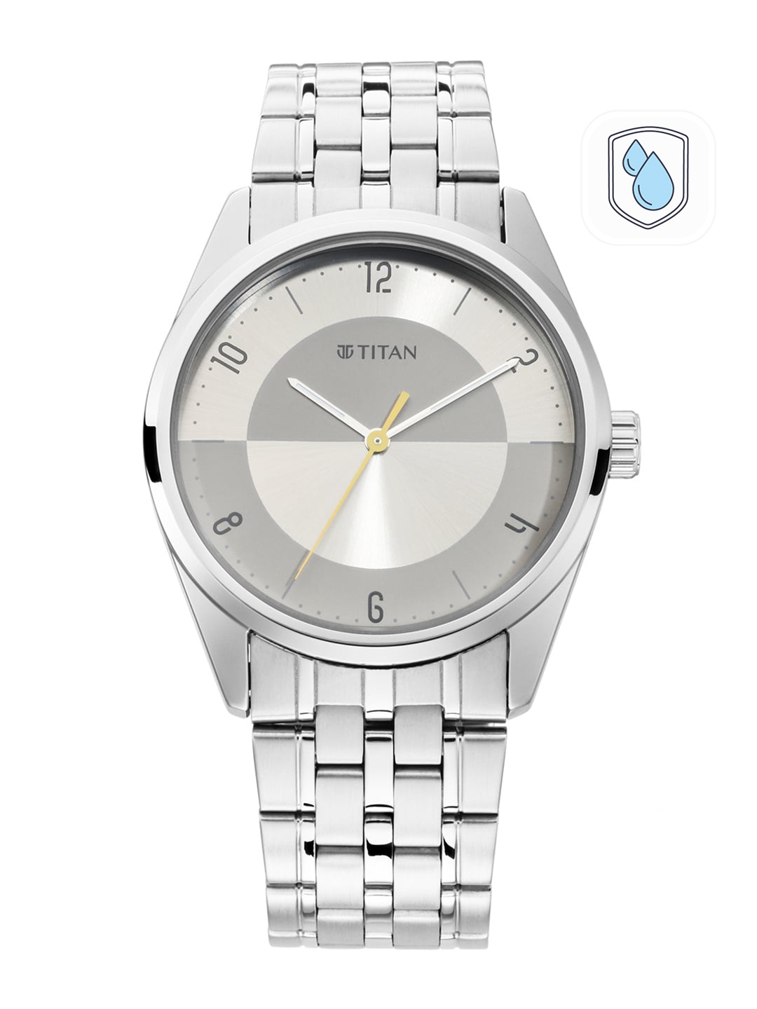 

Titan Neo Eco Men Silver Analogue watch 1729SM07