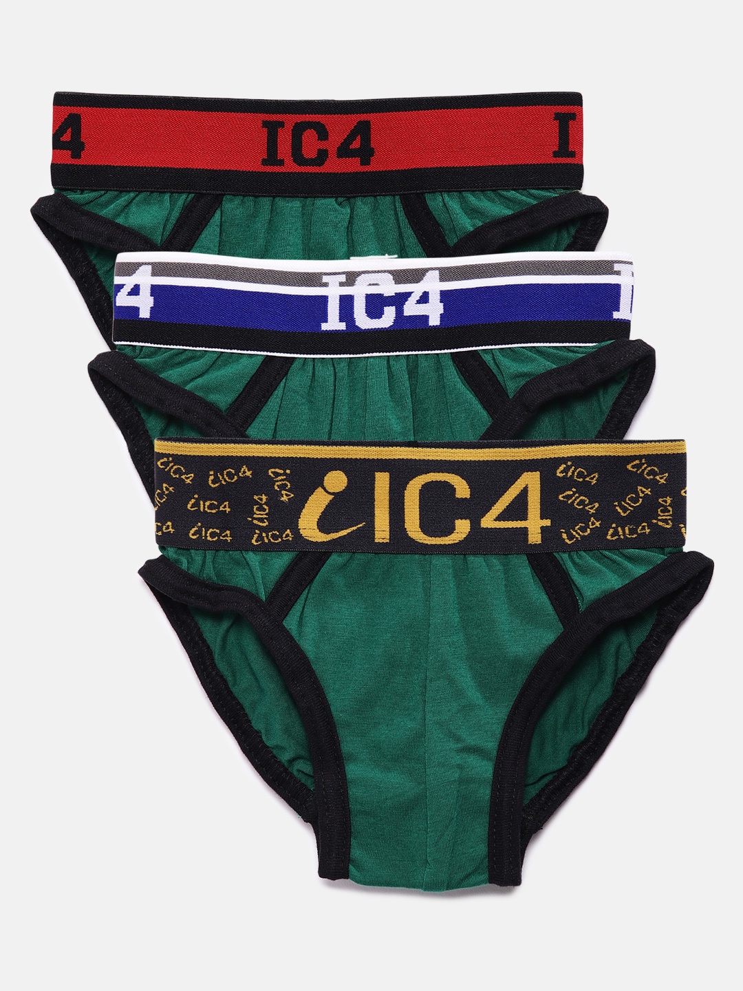 

IC4 Boys Pack of 3 Assorted Briefs 0KMB-M211P3