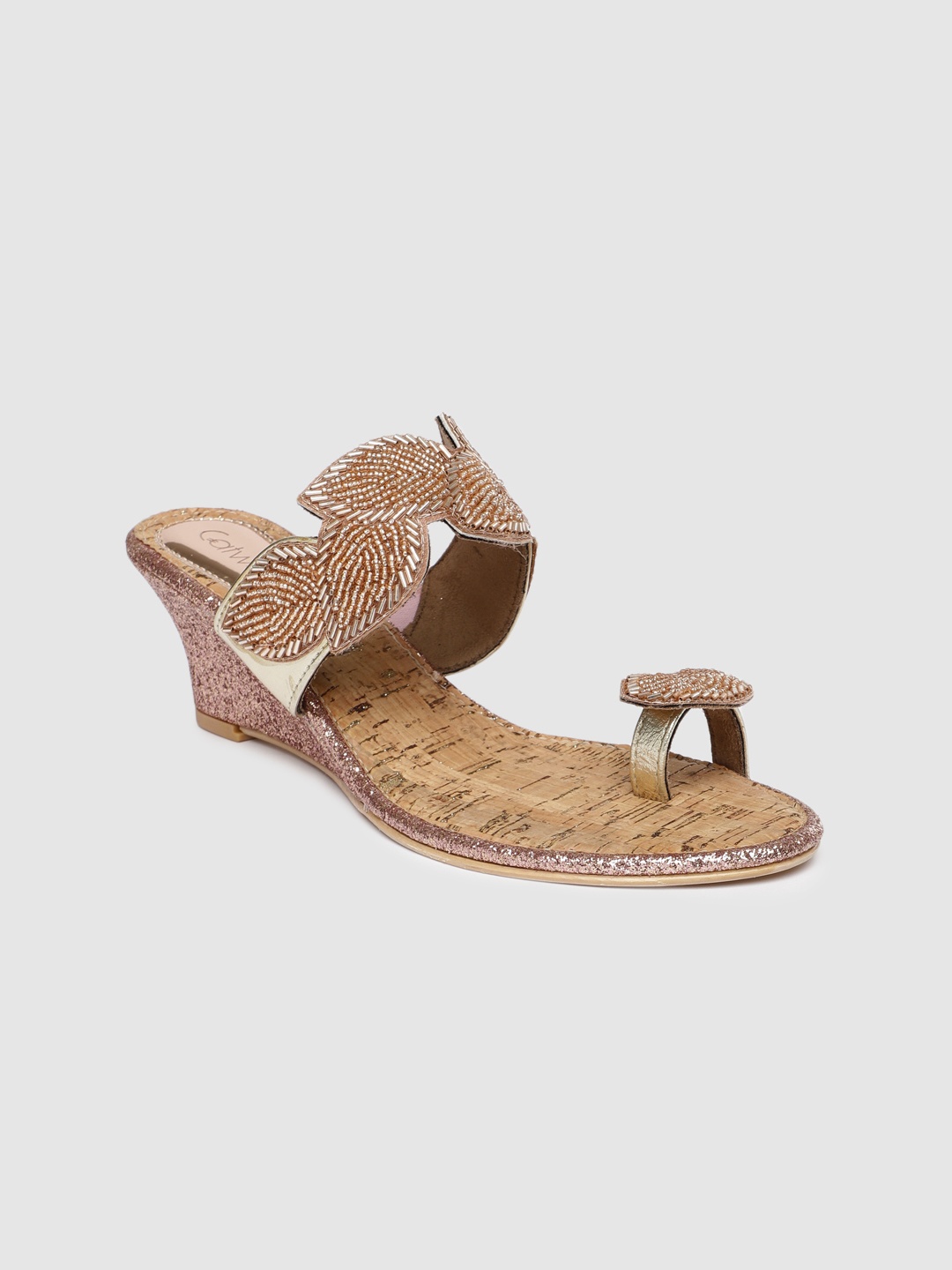 

Catwalk Women Rose Gold Embellished Sandals