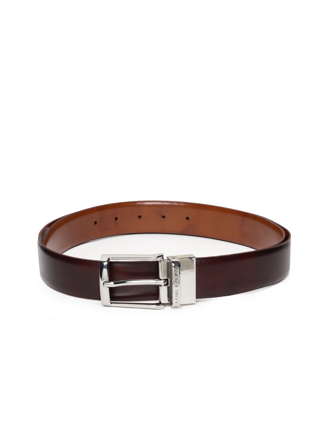 

Louis Philippe Men Brown Reversible Leather Belt