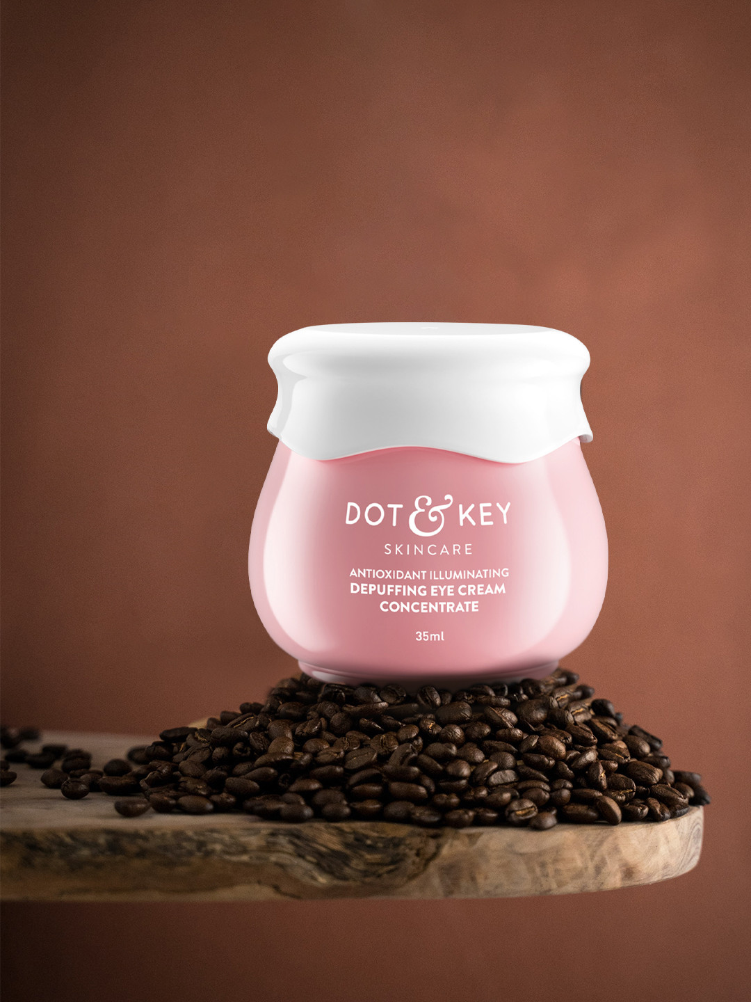 

DOT & KEY Retinol & Caffeine Under Eye Cream for Dark Circles & Fine Lines - 35 ml, Pink