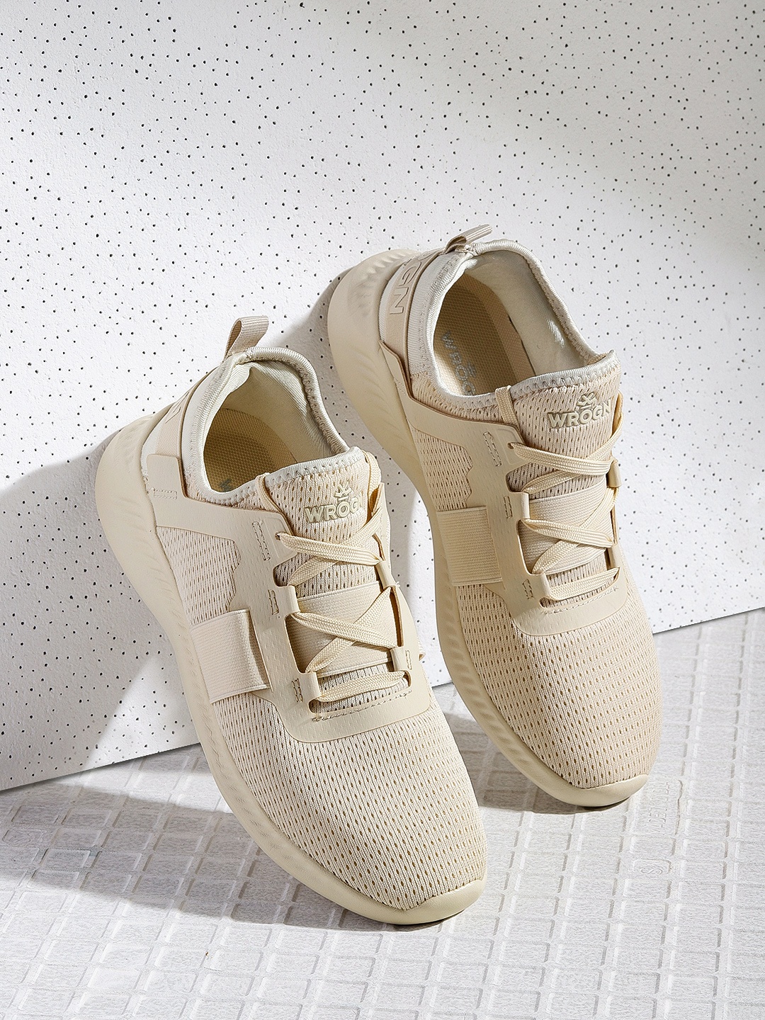 

WROGN Men Beige Sneakers