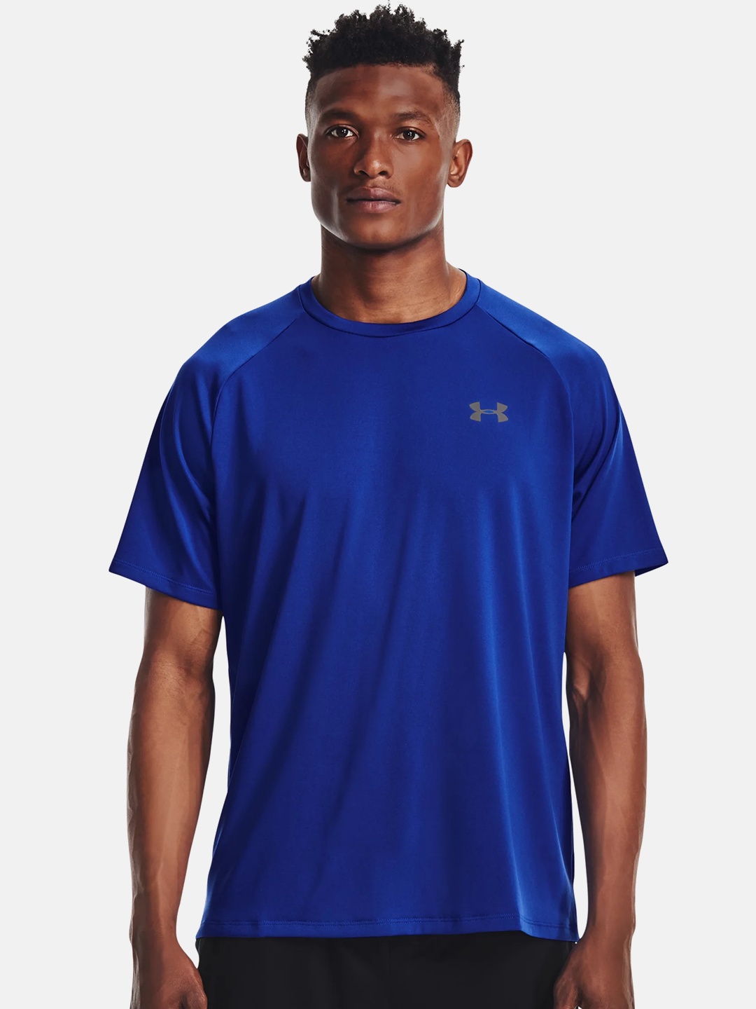 UNDER ARMOUR Men Blue Tech 2.0 Short Sleeve Training T-shirt