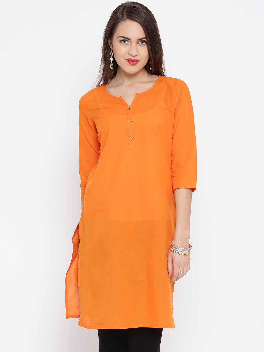 

Aurelia Orange Kurta