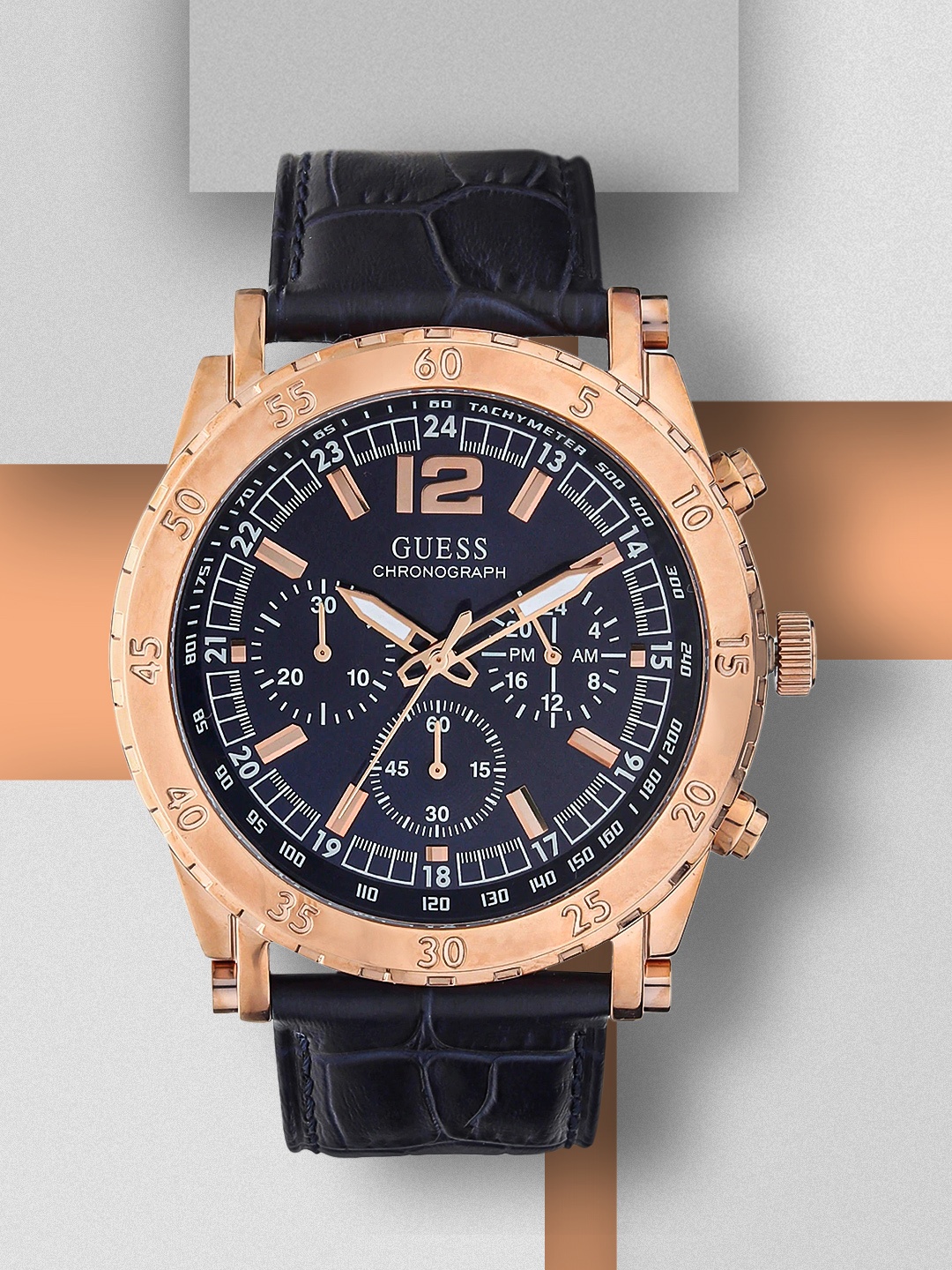 

GUESS Men Blue Analogue Watch W1311G2