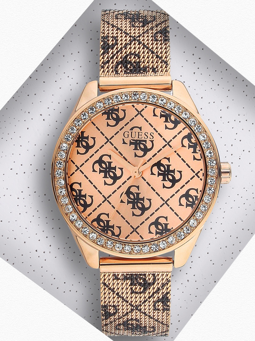 

GUESS Women Rose Gold Analogue Watch W1279L3