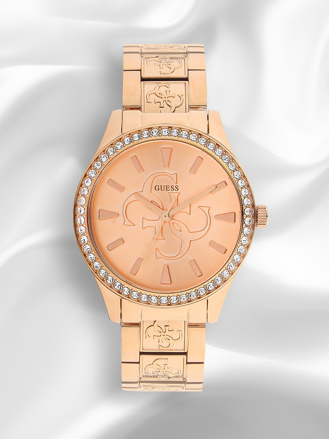 

GUESS Women Rose Gold Analogue Watch W1280L3