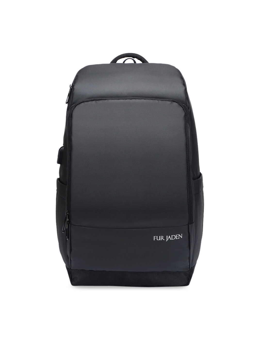 

FUR JADEN Unisex Black Solid Backpack