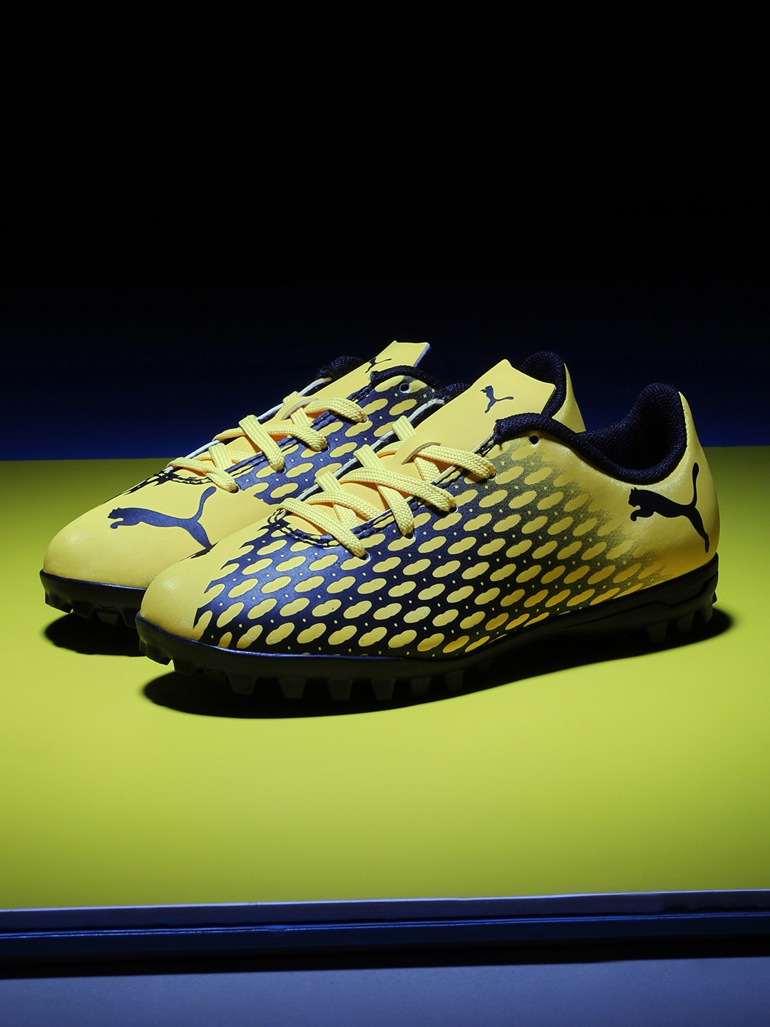 

Puma Unisex Blue & Black Rapido II FG Youth Football Shoes
