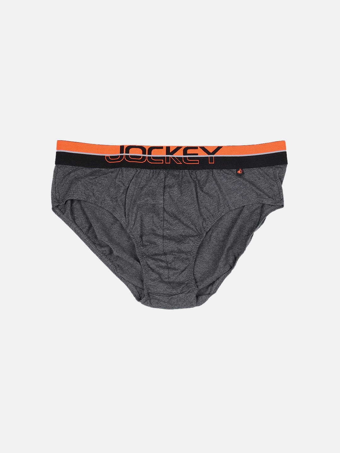 

Jockey Men Combed Cotton Solid Brief with Ultrasoft Waistband FP01-0105-CHAML, Charcoal