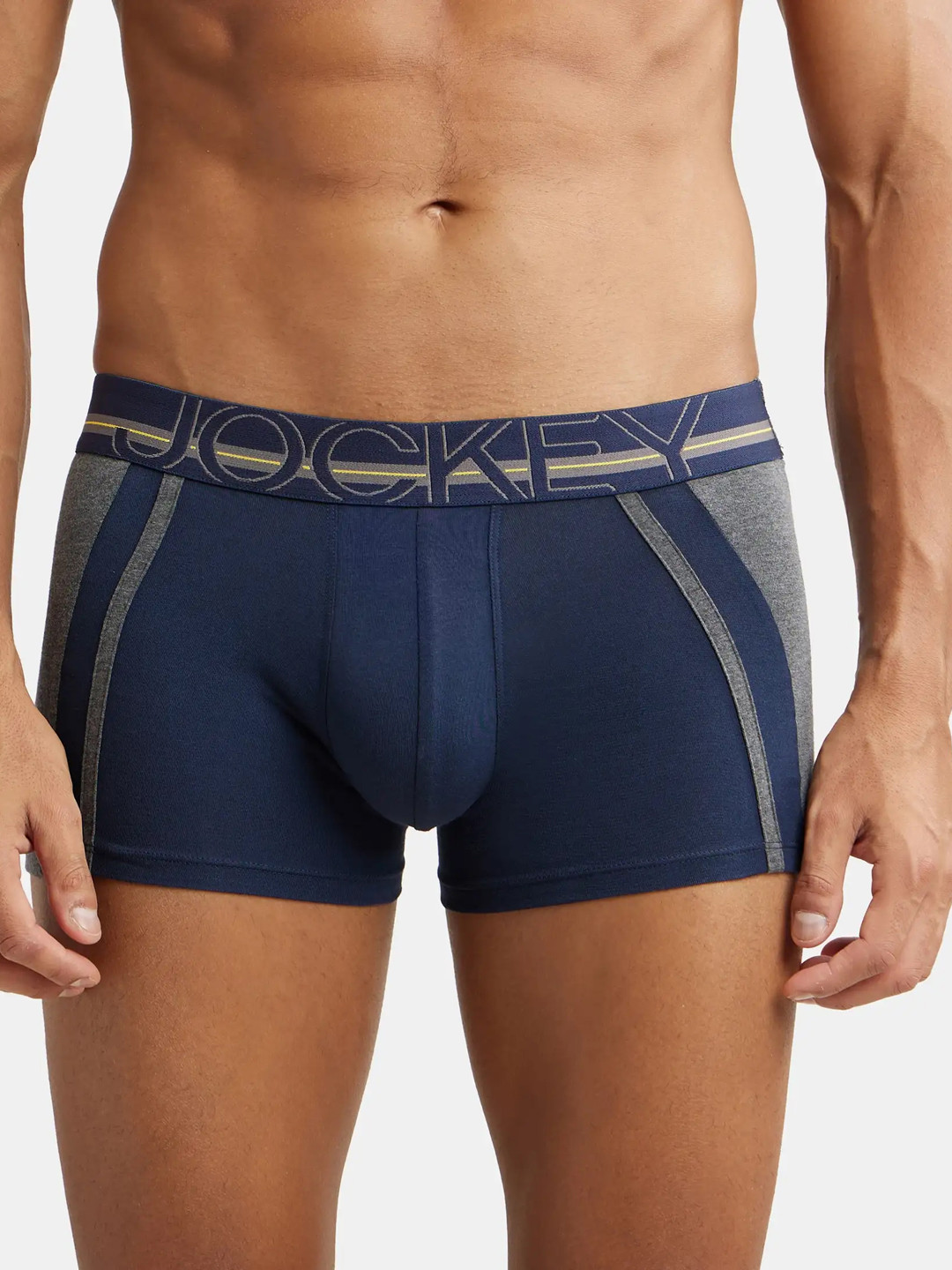 

Jockey Super Combed Cotton Stretch Solid Trunk with Ultrasoft Waistband-US21, Navy blue