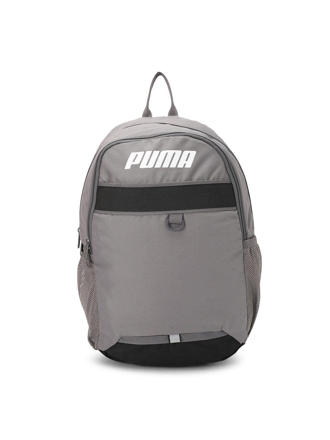 

Puma Unisex Grey & Black Brand Logo Plus Backpack