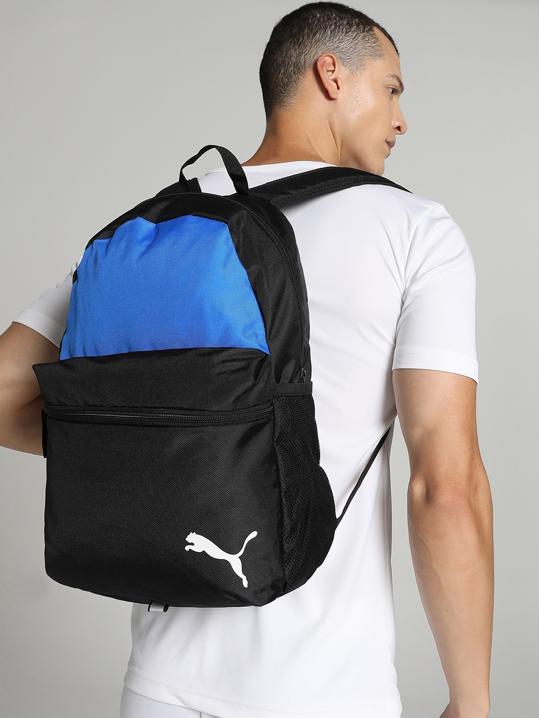 

Puma Unisex Blue & Black Colourblocked teamGOAL 23 Backpack