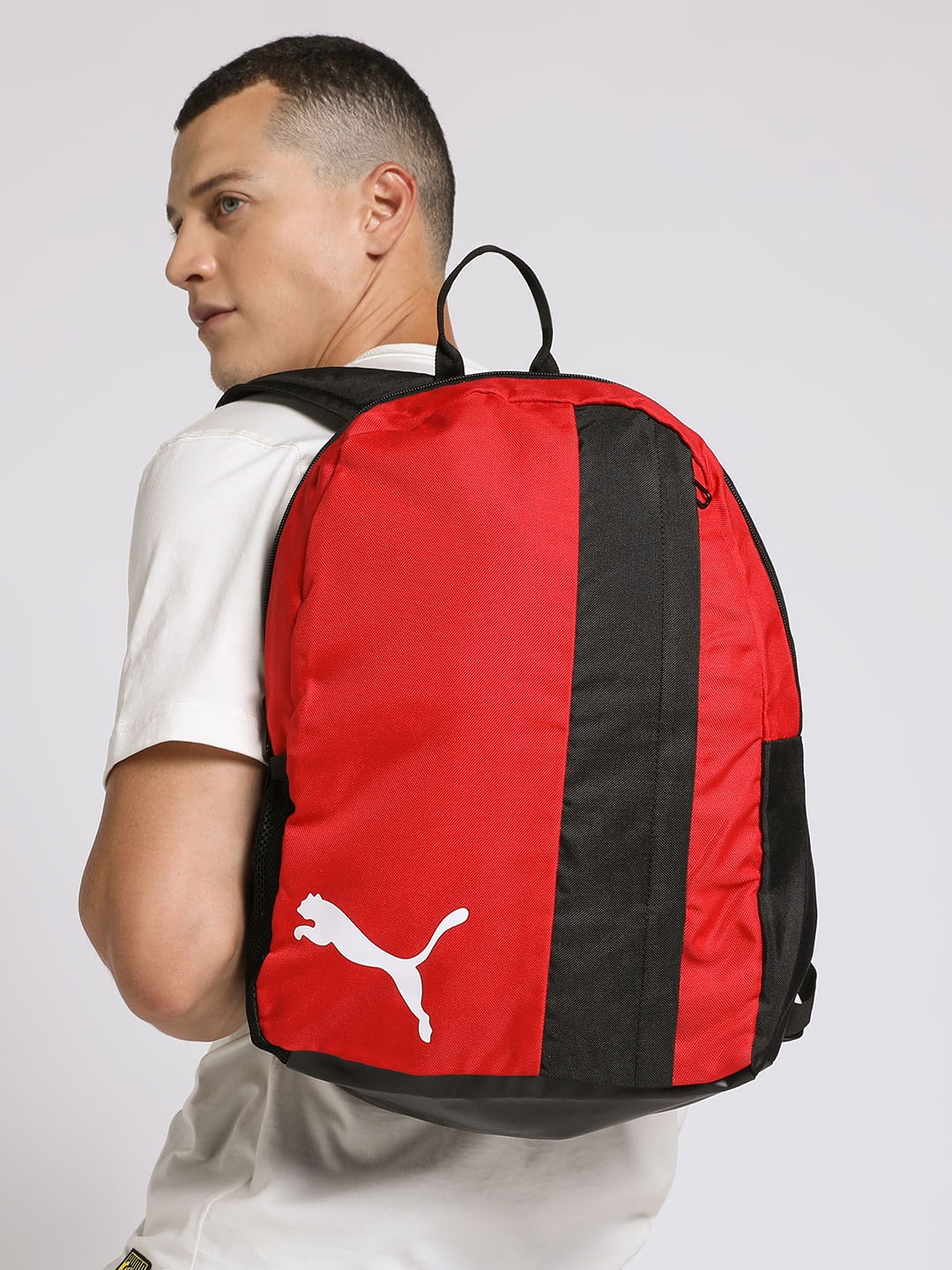 

Puma Unisex Red & Black Striped teamGOAL 23 Backpack