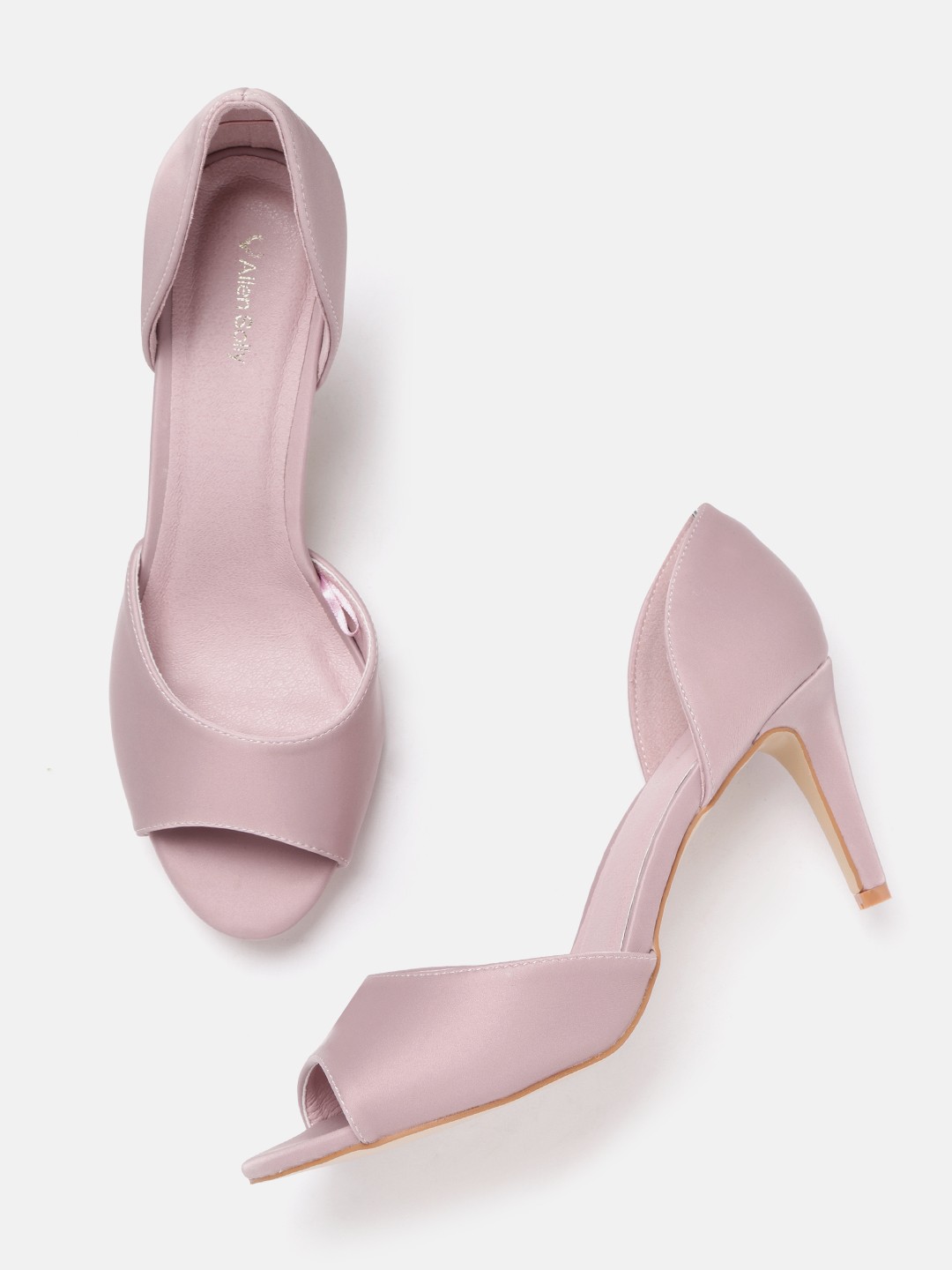 

Allen Solly Women Dusty Pink Solid Slim Heels