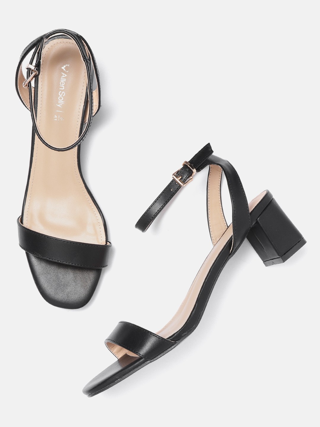 

Allen Solly Women Black Solid Block Heels
