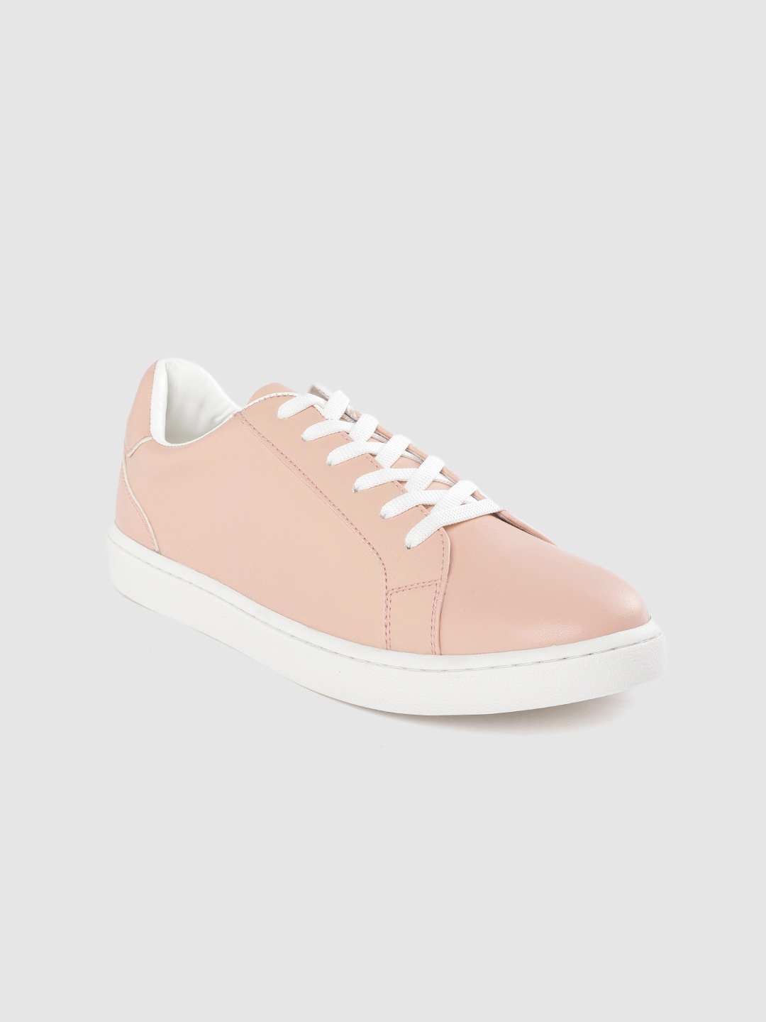 

Allen Solly Women Peach-Coloured Solid Sneakers