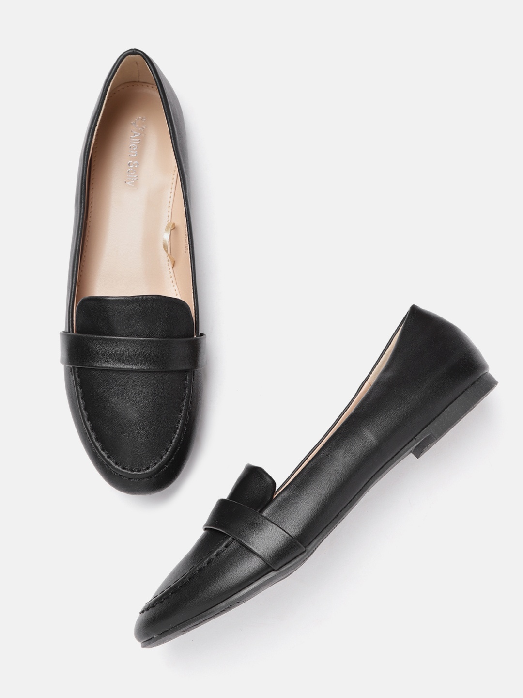 

Allen Solly Women Black Solid Loafers