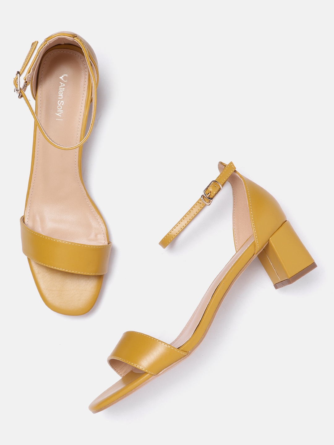 

Allen Solly Women Mustard Yellow Solid Heels