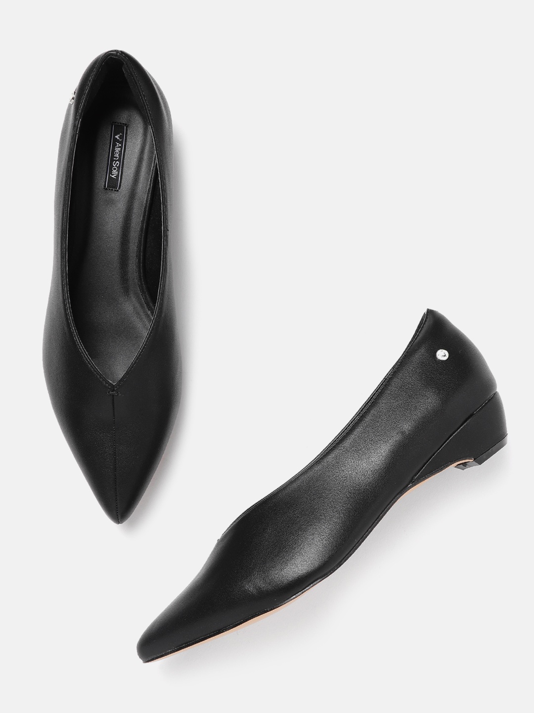 

Allen Solly Women Black Solid Ballerinas