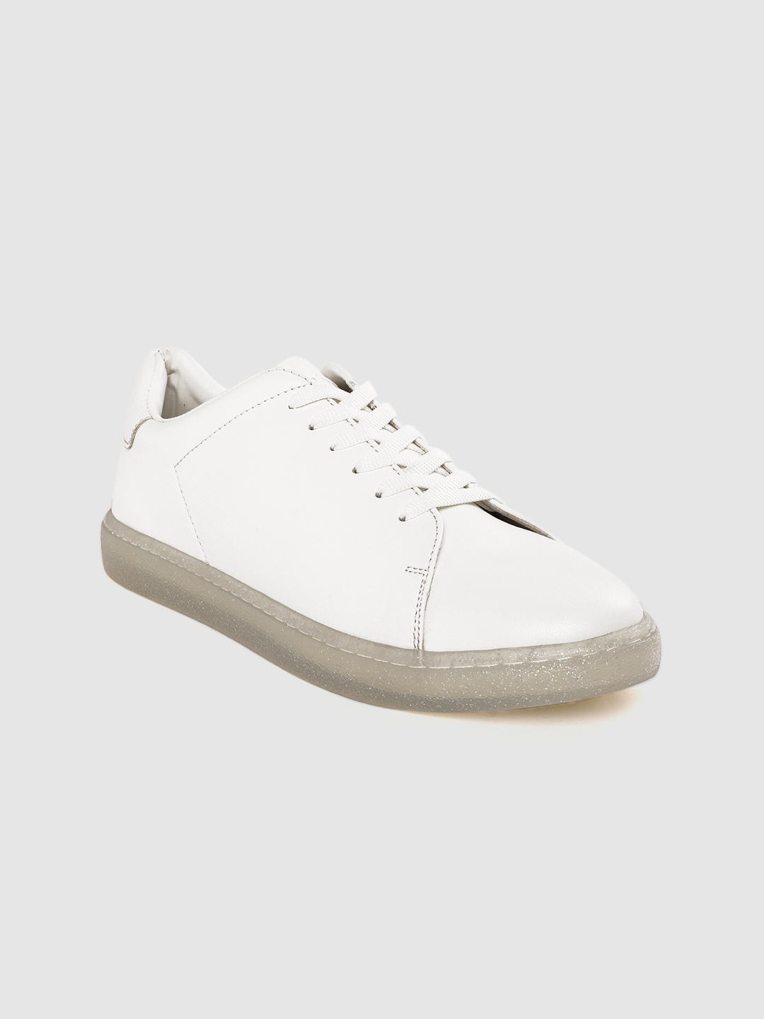 

Allen Solly Women White Solid Sneakers