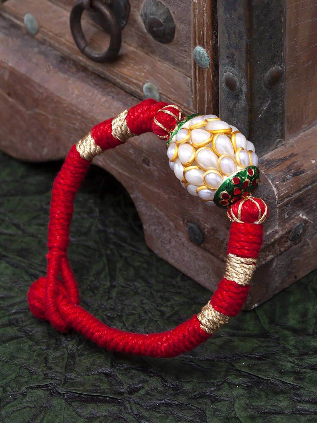 

DUGRISTYLE Red Gold-Plated Bracelet