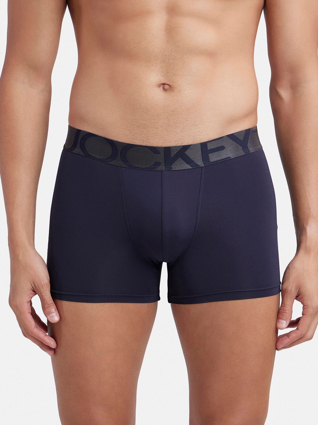 

Jockey Tactel Microfiber Stretch Solid Trunk with Moisture Move Treatment-IC28, Navy blue