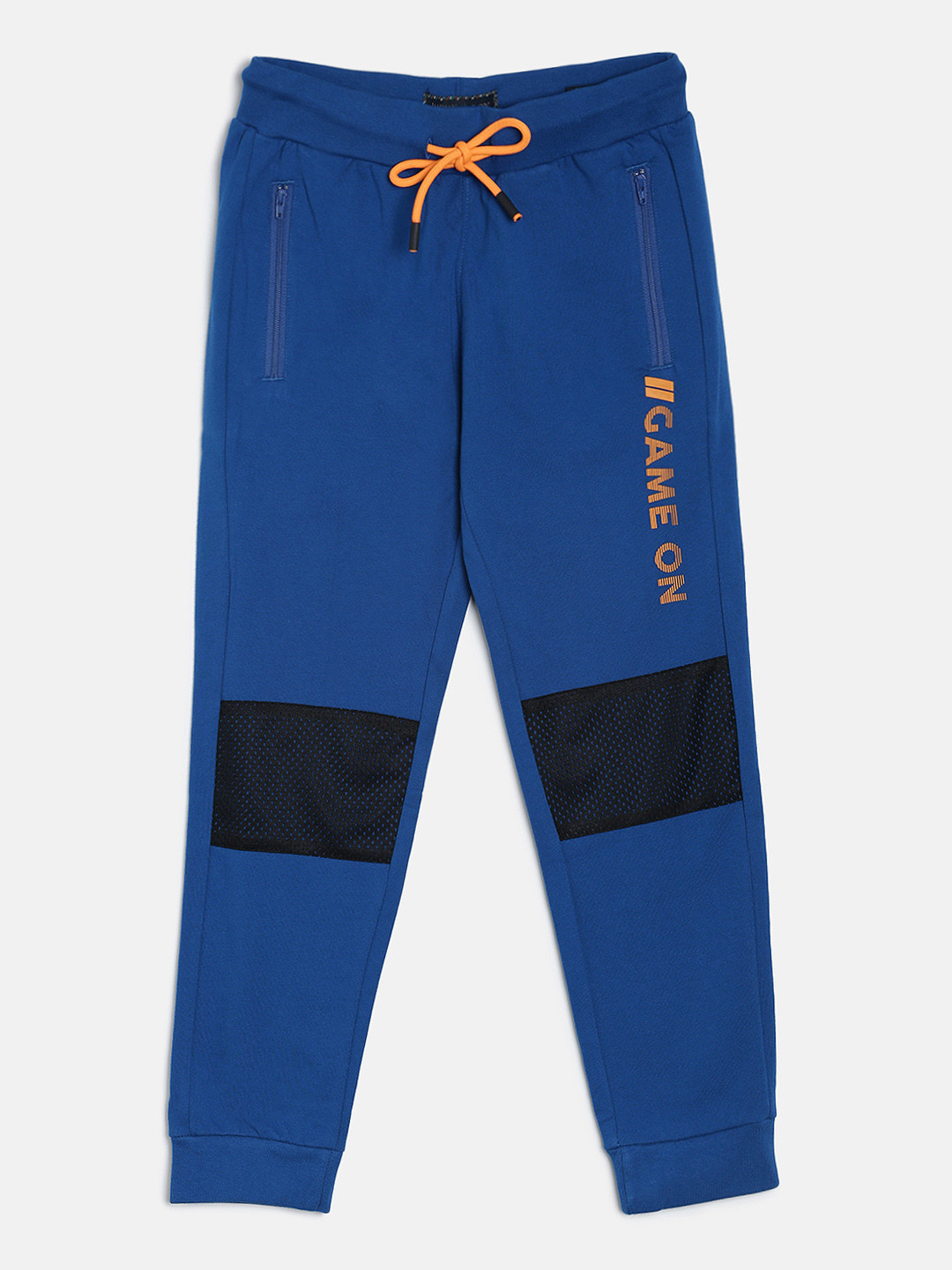 

Indian Terrain Boys Blue Printed Joggers