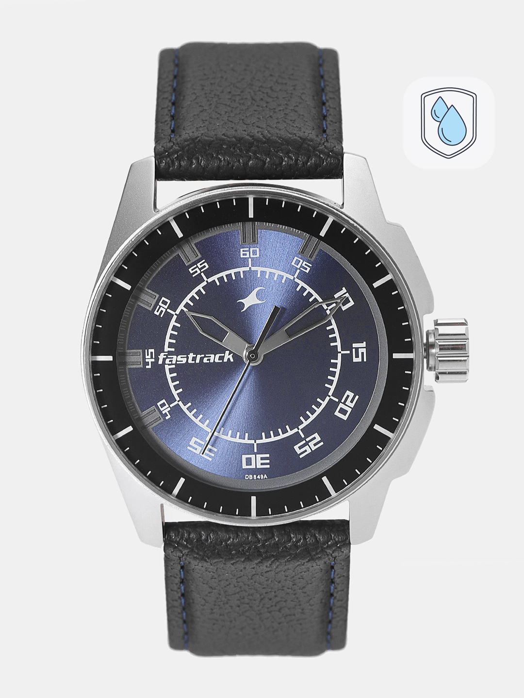 

Fastrack Men Navy Analogue Watch NL3089SL01_OR, Navy blue