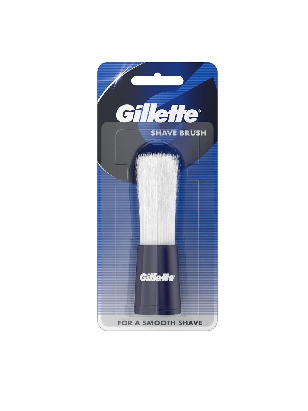 

Gillette Men Shaving Brush For Smooth Shave, Blue