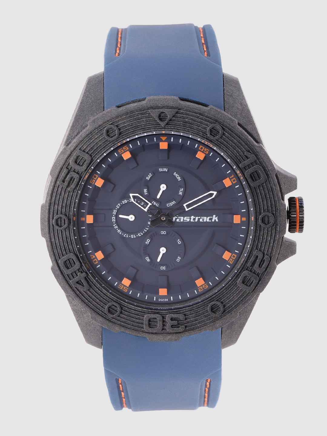 

Fastrack Men Navy Blue Analogue Watch 38030PP03J_OR