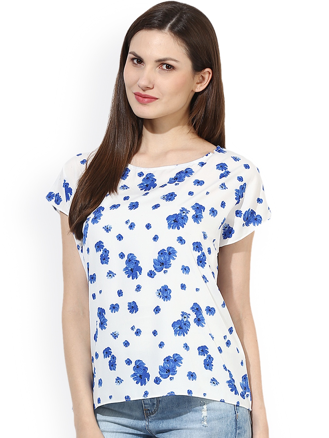 

Harpa White Printed Top