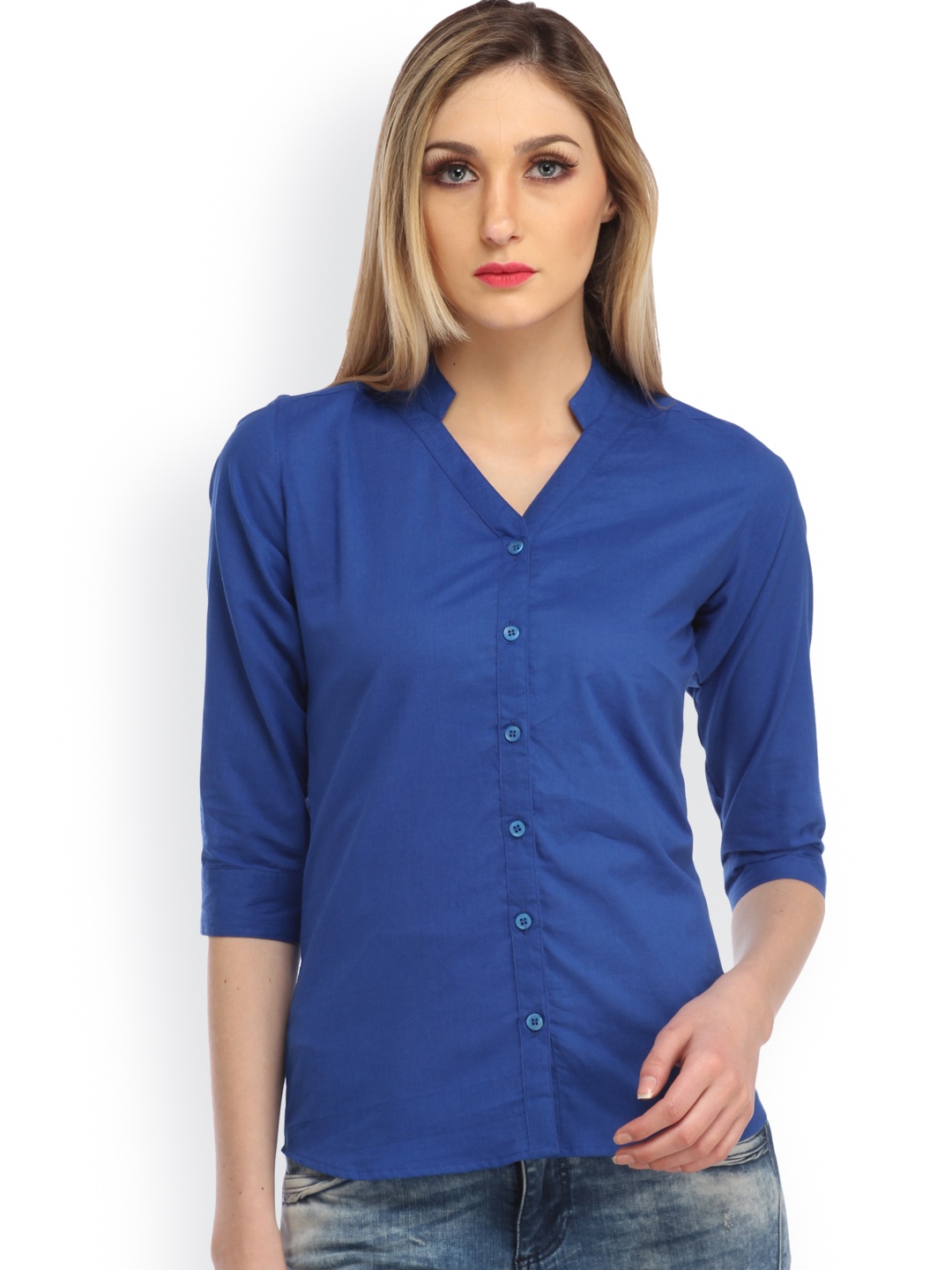 

Cation Blue Slim Fit Shirt