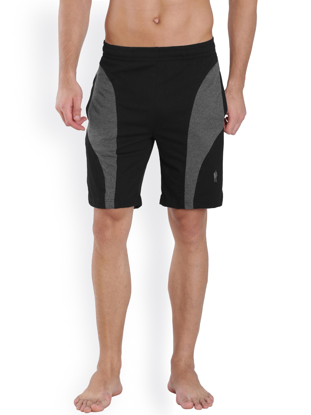 

Jockey Combed Cotton Rich Straight Fit Shorts with Side Pockets-9411, Black